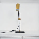 Lektor Modern Adjustable Table Lamp Articulated Reading Light for Office Gold and Black