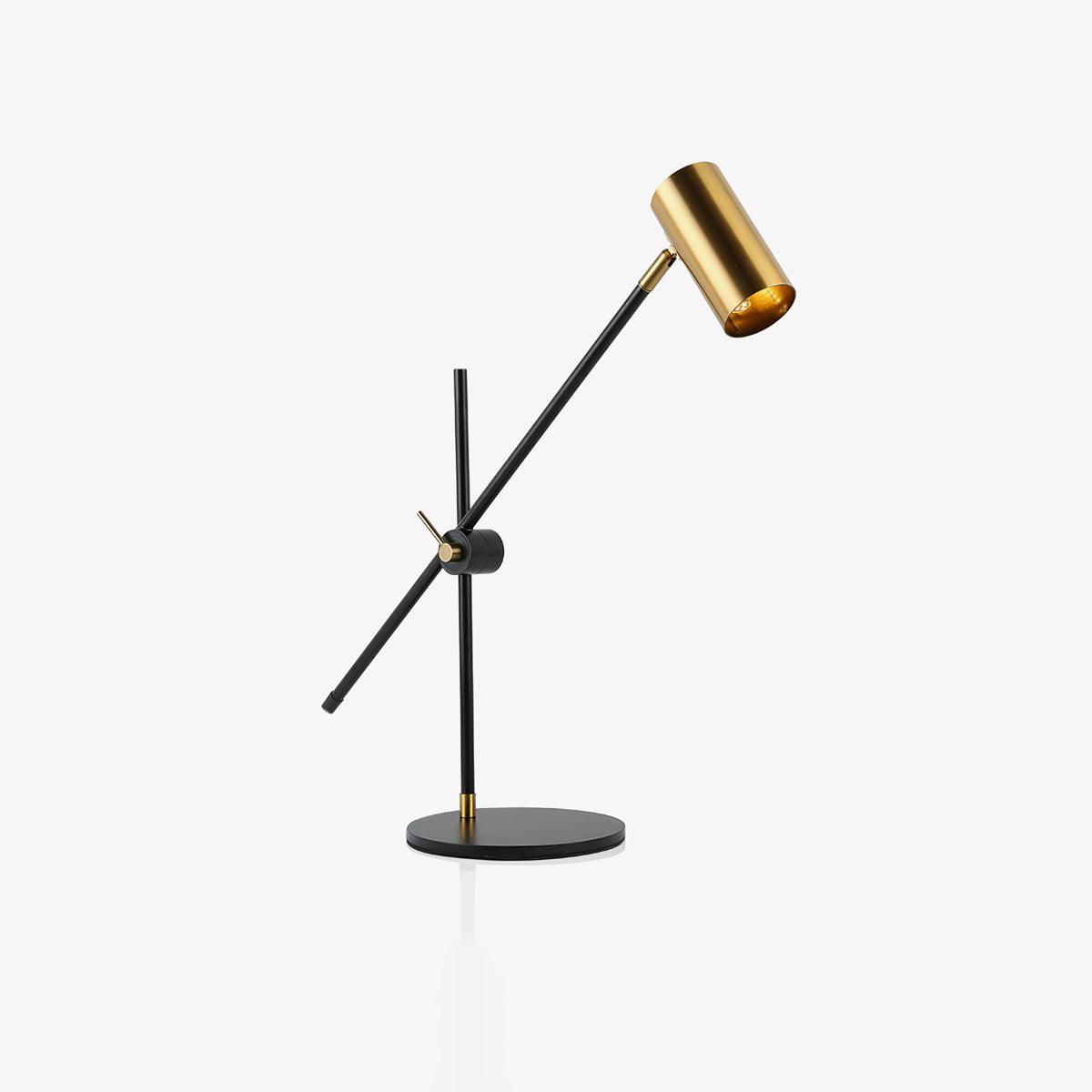 Lektor Modern Adjustable Table Lamp Articulated Reading Light for Office Gold and Black
