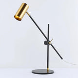 Lektor Modern Adjustable Table Lamp Articulated Reading Light for Office Gold and Black