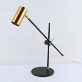 Lektor Modern Adjustable Table Lamp Articulated Reading Light for Office Gold and Black