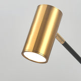 Lektor Modern Adjustable Table Lamp Articulated Reading Light for Office Gold and Black