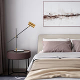Lektor Modern Adjustable Table Lamp Articulated Reading Light for Office Gold and Black