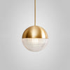 Modern Lens Flair Glass Pendant Light Contemporary Hanging Ceiling Lamp for Indoor Living Spaces
