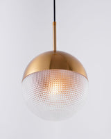 Modern Lens Flair Glass Pendant Light Contemporary Hanging Ceiling Lamp for Indoor Living Spaces