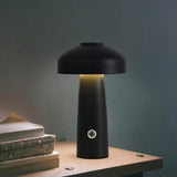 Modern Mushroom Metal Desk Lamp Portable Rechargeable LED Table Light for Office and Bedroom