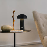 Modern Mushroom Metal Desk Lamp Portable Rechargeable LED Table Light for Office and Bedroom