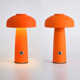 Modern Mushroom Metal Desk Lamp Portable Rechargeable LED Table Light for Office and Bedroom