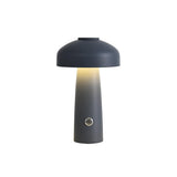 Modern Mushroom Metal Desk Lamp Portable Rechargeable LED Table Light for Office and Bedroom