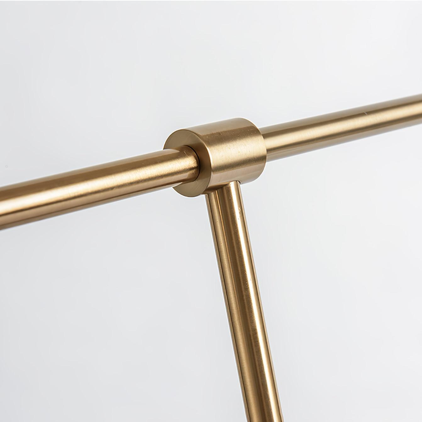 Modern Gold Metal Lever Desk Lamp for Office and Study Task Lighting