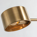 Modern Gold Metal Lever Desk Lamp for Office and Study Task Lighting
