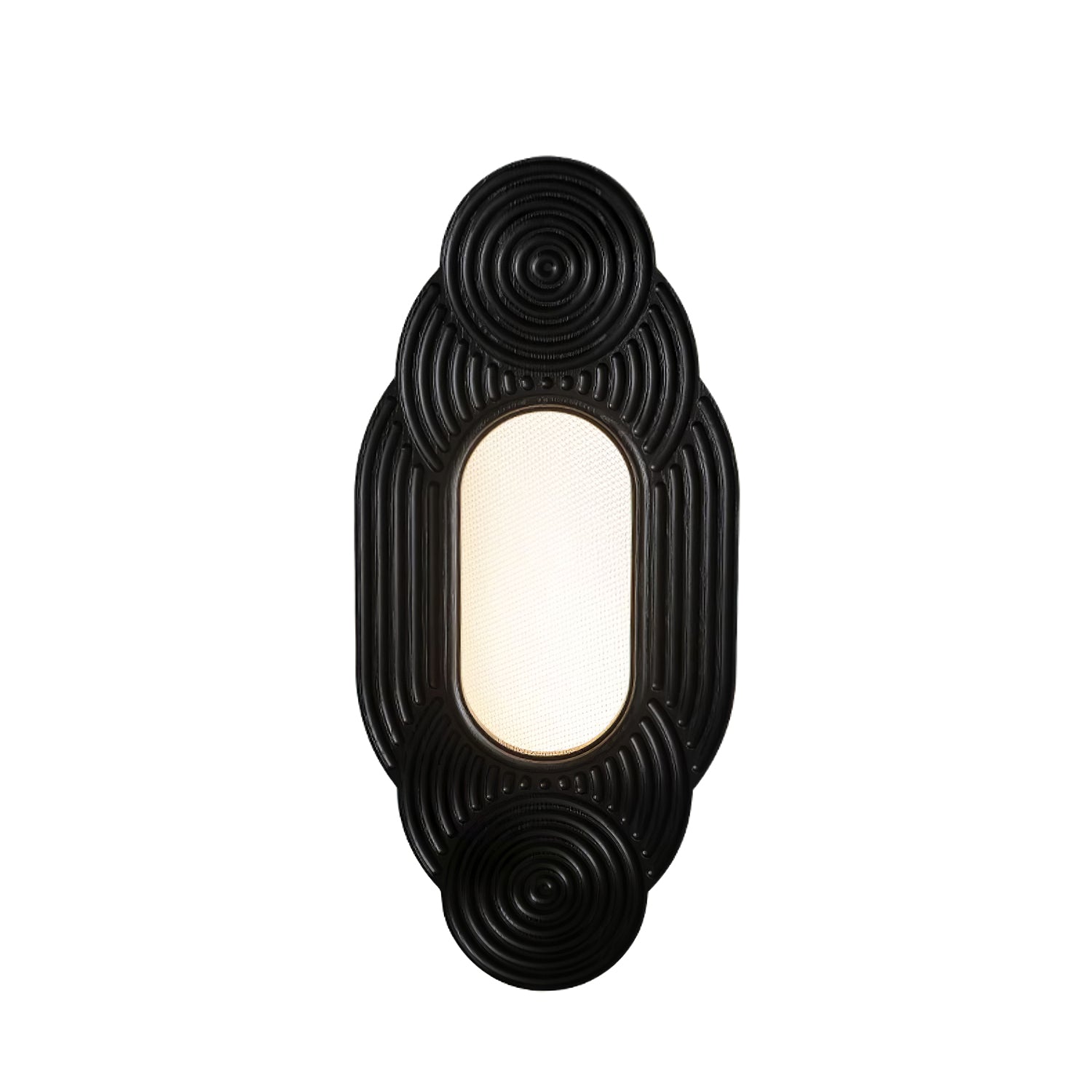 Modern Organic Wood LED Ceiling Lamp Minimalist Flush Mount Fixture