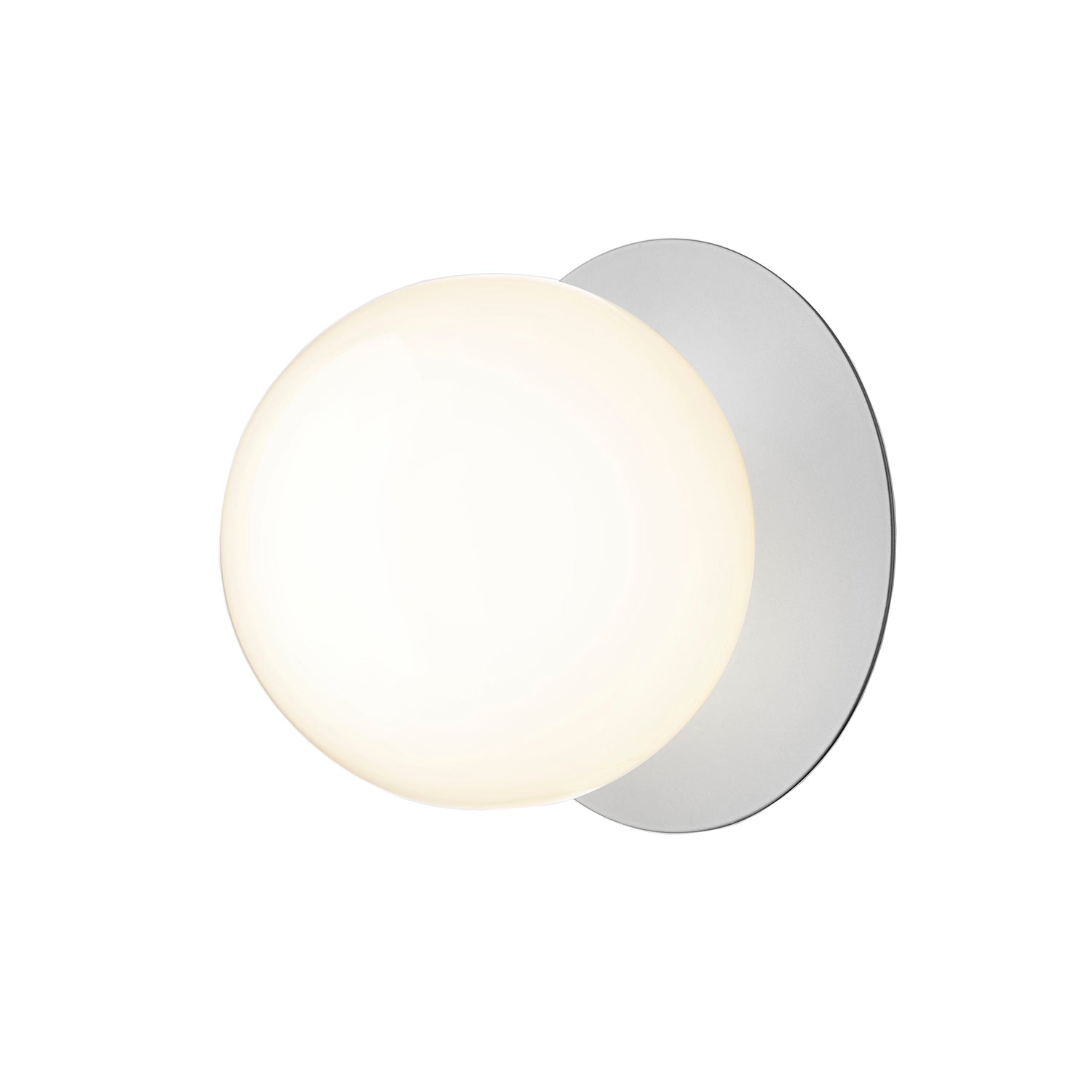 Lunara Modern Glass Globe Wall Sconce and Ceiling Light for Entryway or Hallway
