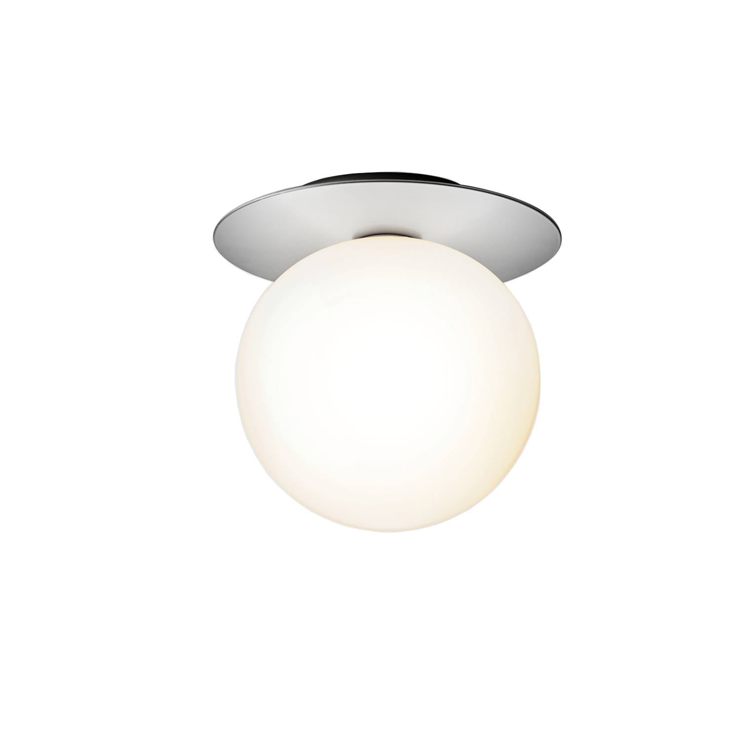 Lunara Modern Glass Globe Wall Sconce and Ceiling Light for Entryway or Hallway