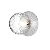 Lunara Modern Glass Globe Wall Sconce and Ceiling Light for Entryway or Hallway