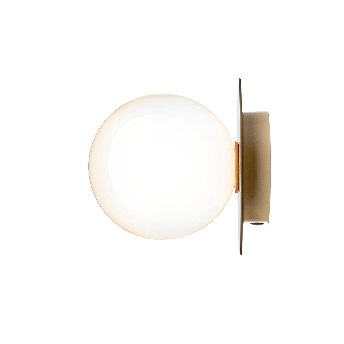 Lunara Modern Glass Globe Wall Sconce and Ceiling Light for Entryway or Hallway