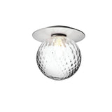 Lunara Modern Glass Globe Wall Sconce and Ceiling Light for Entryway or Hallway