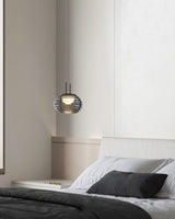 smoke-grey-wavy-glass-pendant-light-with-dual-layer-integrated-led