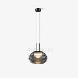 smoke-grey-wavy-glass-pendant-light-with-dual-layer-integrated-led