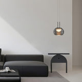smoke-grey-wavy-glass-pendant-light-with-dual-layer-integrated-led