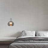 smoke-grey-wavy-glass-pendant-light-with-dual-layer-integrated-led