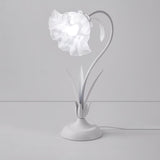 Floral Lily of the Valley Table Lamp Elegant Gold Task Light for Bedroom and Office