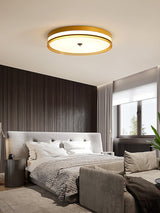 Modern Scandinavian Round LED Ceiling Light with Acrylic Frame and Three Color Modes