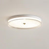 Modern Scandinavian Round LED Ceiling Light with Acrylic Frame and Three Color Modes