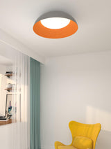 Juliven Modern LED Ceiling Light with Broad Aluminum Lampshade and Flush Mount Design