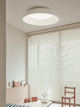 Juliven Modern LED Ceiling Light with Broad Aluminum Lampshade and Flush Mount Design
