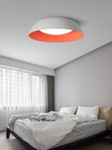 Juliven Modern LED Ceiling Light with Broad Aluminum Lampshade and Flush Mount Design
