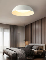 Juliven Modern LED Ceiling Light with Broad Aluminum Lampshade and Flush Mount Design