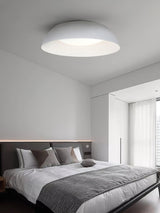 Juliven Modern LED Ceiling Light with Broad Aluminum Lampshade and Flush Mount Design