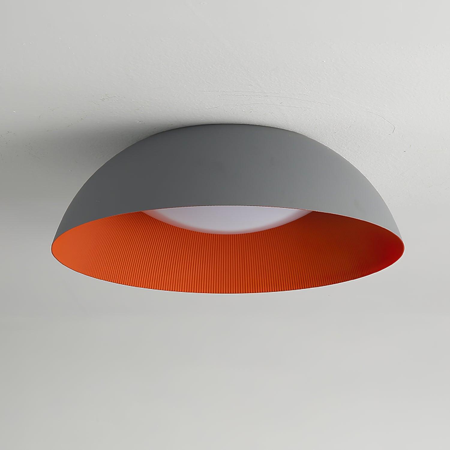 Juliven Modern LED Ceiling Light with Broad Aluminum Lampshade and Flush Mount Design