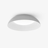 Juliven Modern LED Ceiling Light with Broad Aluminum Lampshade and Flush Mount Design