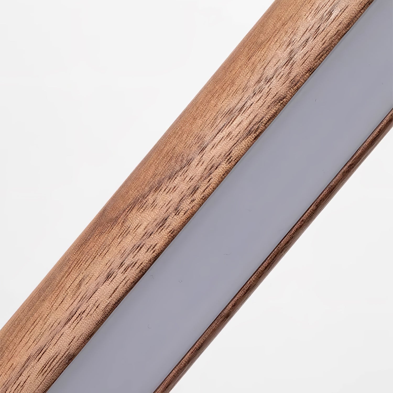 Tall Minimalist Wood LED Floor Lamp Slim Vertical Standing Light with Remote Control