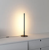 Modern Linear LED Table Lamp Minimalist Nightstand Light for Bedroom and Living Room