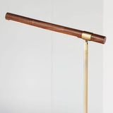 Modern Linear Wood LED Desk Lamp Slim Minimalist Office Task Lighting