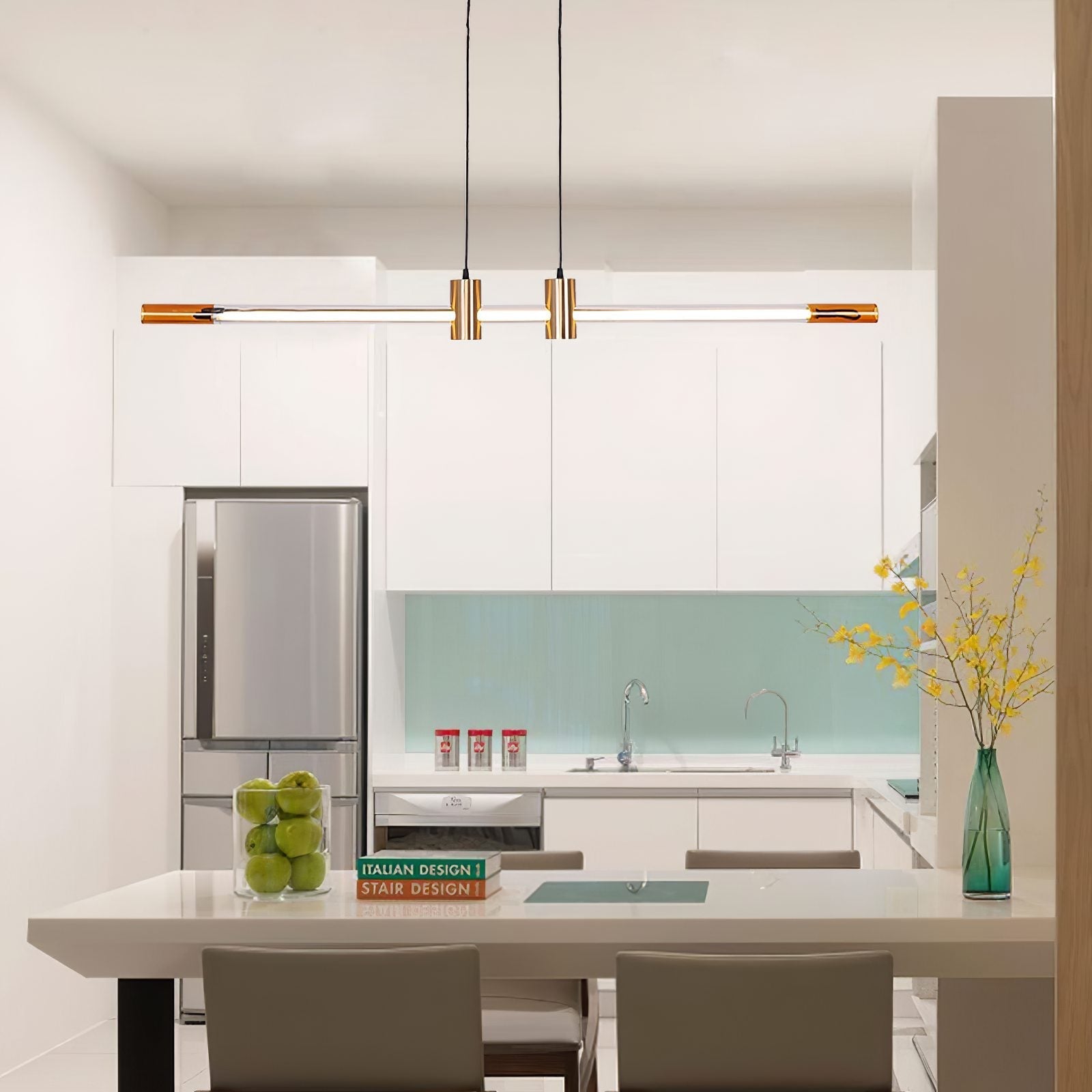 contemporary-ribbed-glass-tube-linear-led-chandelier-pendant-for-modern-dining-areas