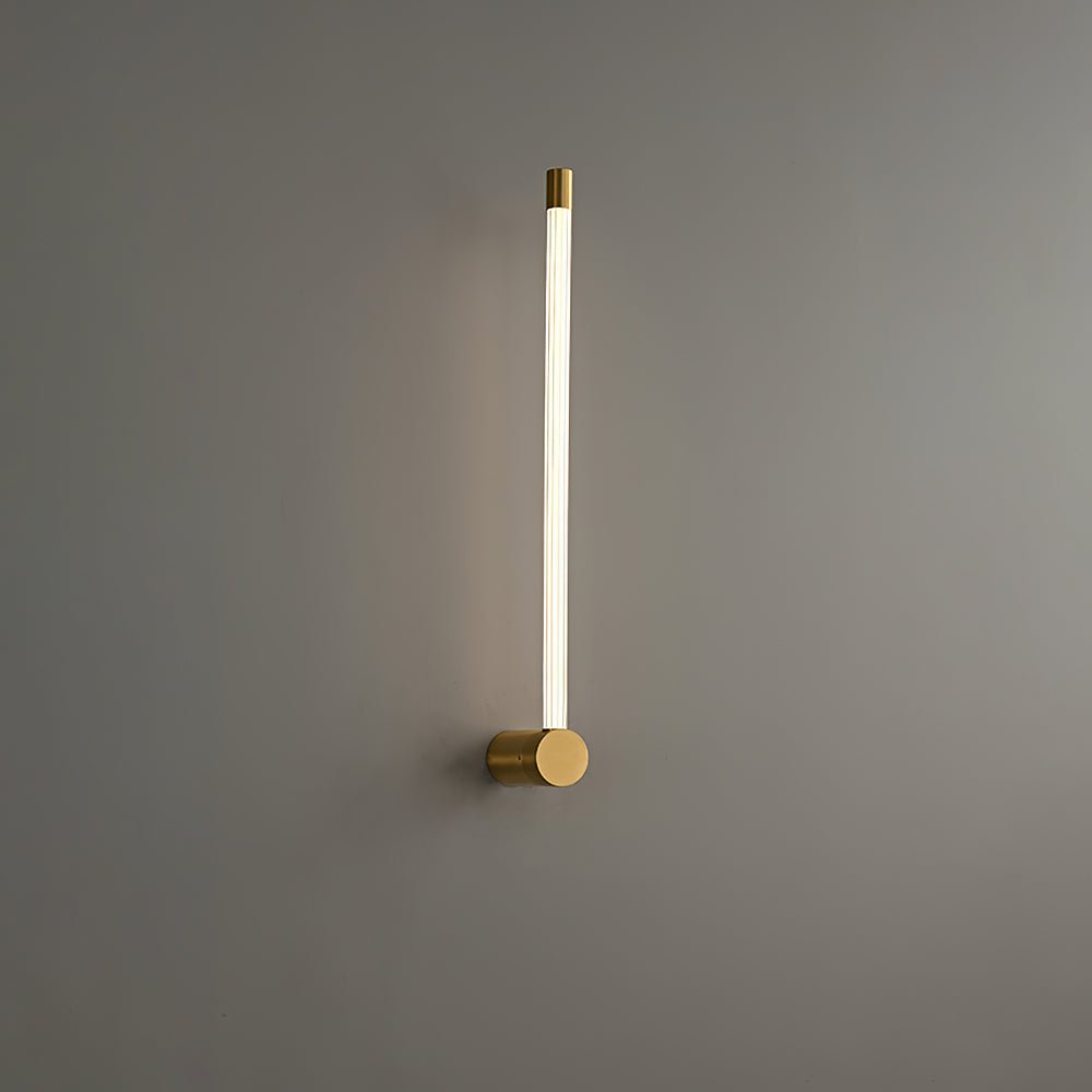Minimalist Slim Linear LED Wall Lamp Modern Long Tube Sconce for Gallery and Exhibition