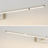 Modern Minimalist LED Linear Bathroom Vanity Wall Light Aluminum Sconce Fixture