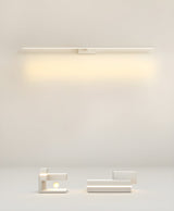 Modern Minimalist LED Linear Bathroom Vanity Wall Light Aluminum Sconce Fixture