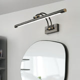 Modern Minimalist Linear LED Vanity Wall Sconce for Bathroom Mirror Lighting