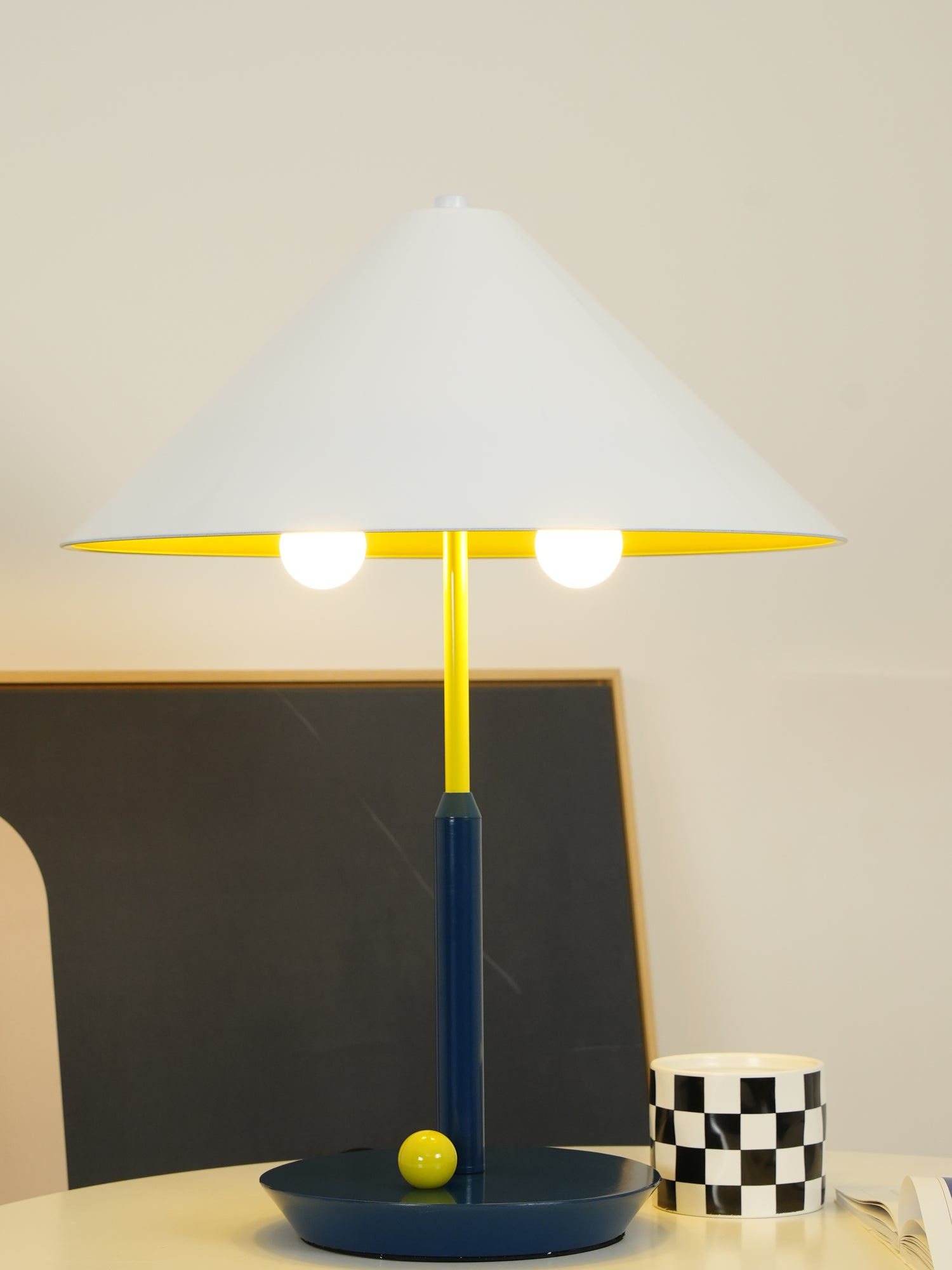 Modern Floating Style Little Eliah Table Lamp for Bedroom and Designer Nightstand Lighting