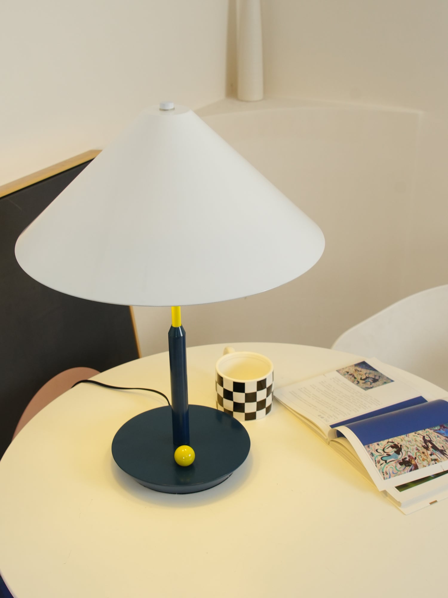 Modern Floating Style Little Eliah Table Lamp for Bedroom and Designer Nightstand Lighting