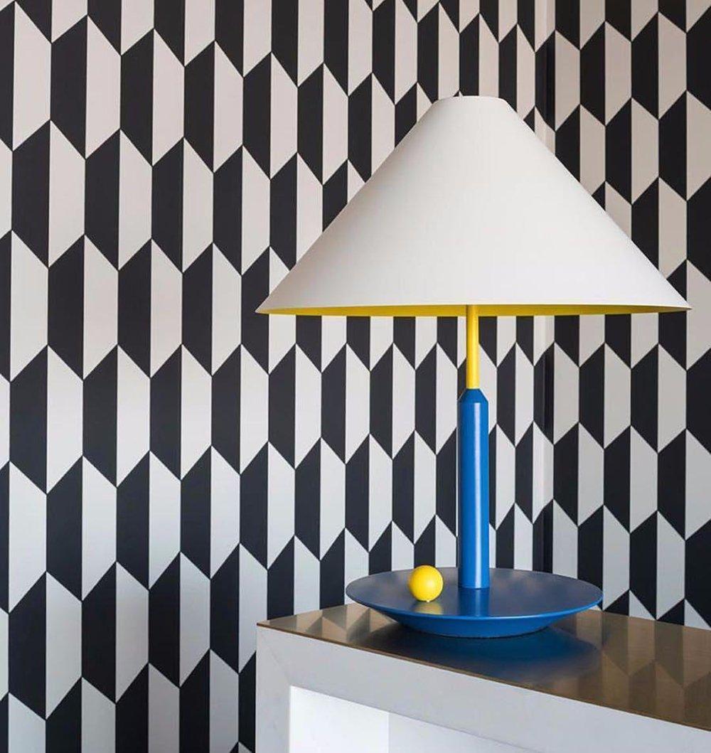 Modern Floating Style Little Eliah Table Lamp for Bedroom and Designer Nightstand Lighting