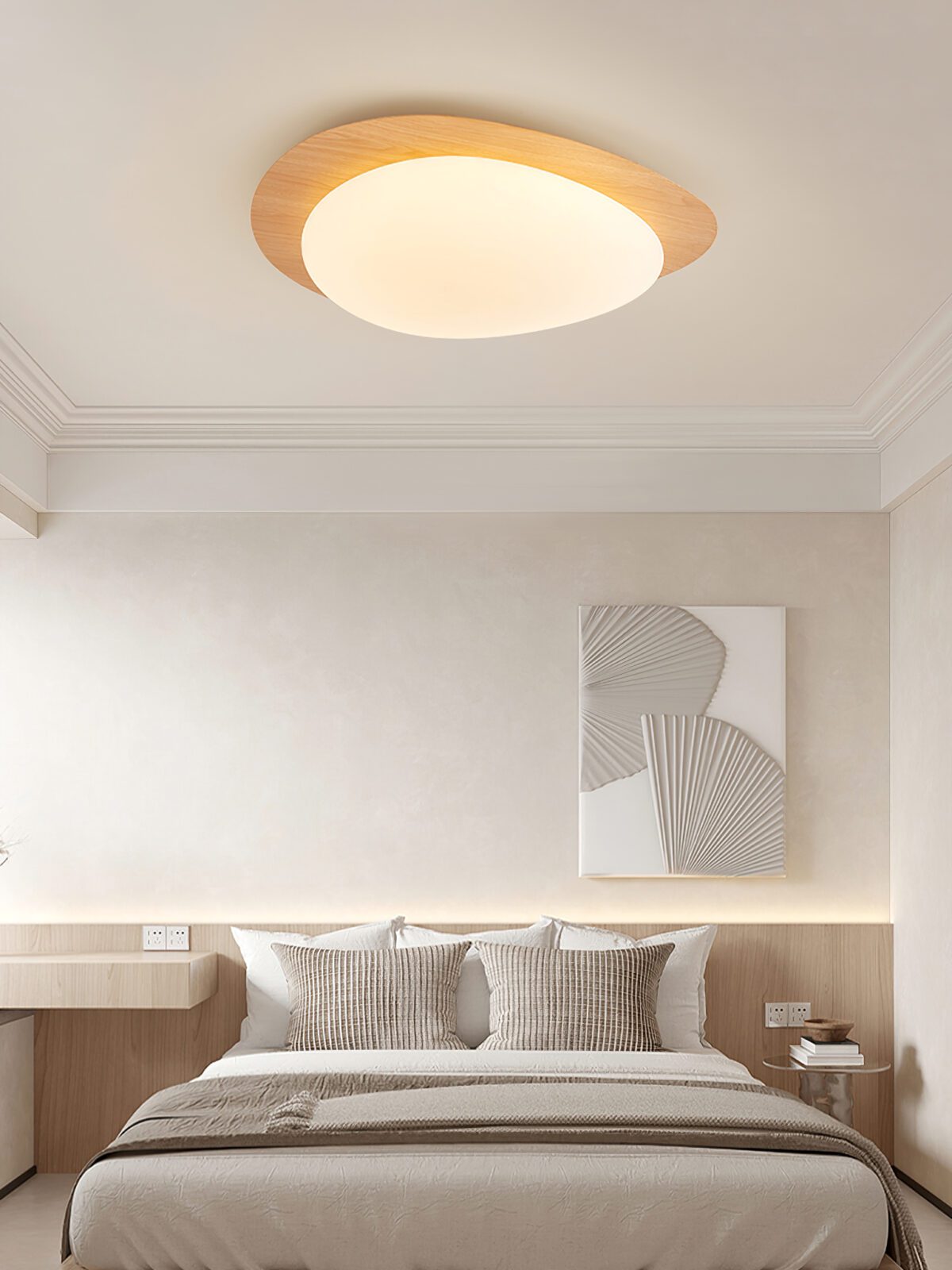 modern-pebble-shape-wood-grain-led-ceiling-light-for-contemporary-home-interiors