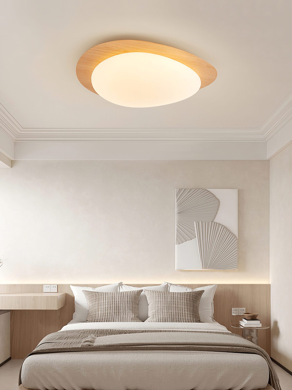 modern-pebble-shape-wood-grain-led-ceiling-light-for-contemporary-home-interiors