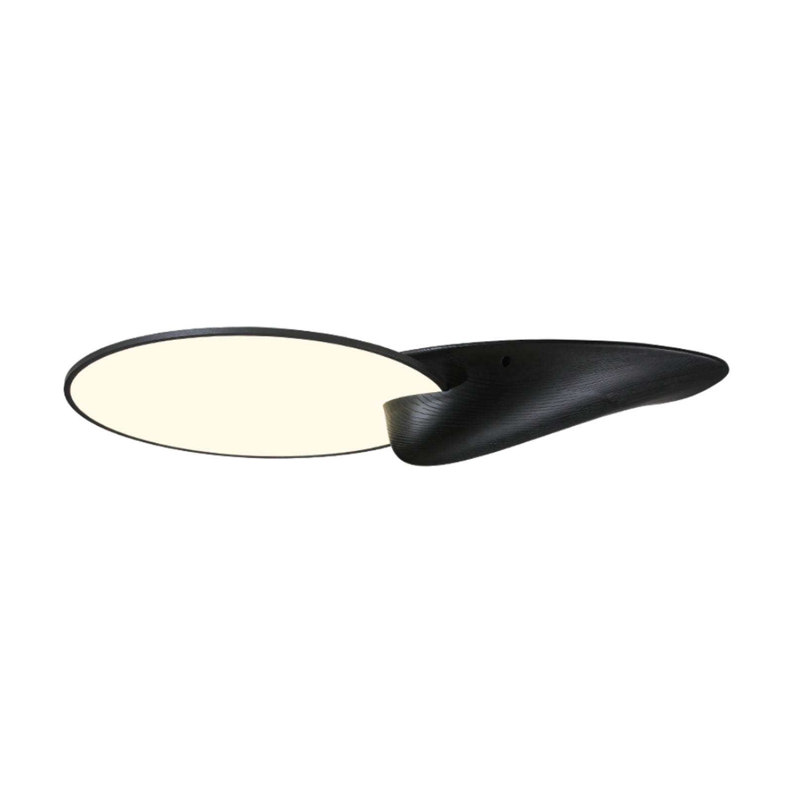Lone Peak Modern Wood Flush Mount LED Ceiling Light Fixture for Bedroom and Living Room