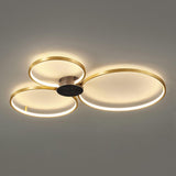 Minimalist Circular LED Loop Ceiling Fixture Modern Geometric Interior Lighting