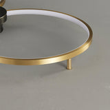Minimalist Circular LED Loop Ceiling Fixture Modern Geometric Interior Lighting